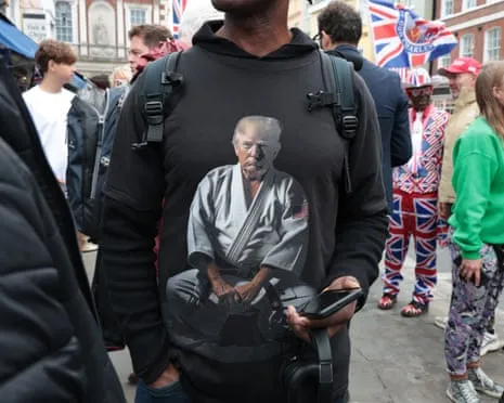 Devoted Followers Assemble in the Historic Town to Animate Trump’s Spectacle of Minimal Action